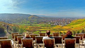 Ganz großes Kino: der  Aussichtspunkt Drei Riesen bei Beutelsbach bietet  einen schönen Blick auf die Landschaft. Foto: privat