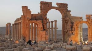 Die antike Oasenstadt Palmyra. Terroristen des Islamischen Staates sprengten die Jahrtausende alten Ruinen Foto: dpa