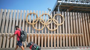 Einzug ins olympische Dorf in Tokio Foto: dpa/Michael Kappeler