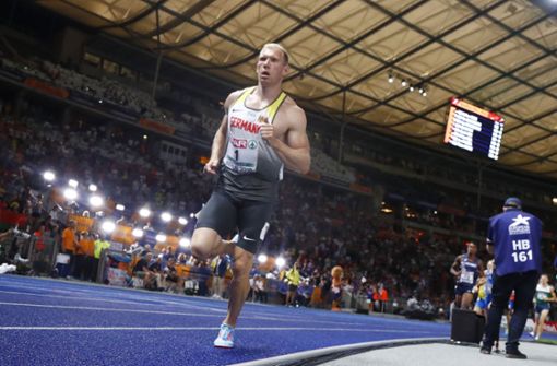 Arthur Abele holte das erste Gold bei der Leichtathletik-EM für Deutschland. Foto: AP