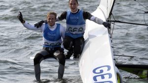 Erik Heil und Thomas Plößel gewannen in Rio die Bronze-Medaille. Foto: AFP