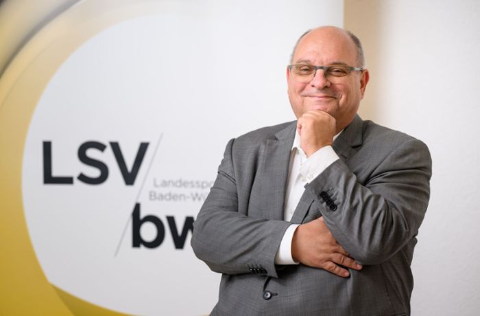 LSVBW-Präsident Jürgen Scholz: „Es kann nicht sein, dass die Vereine abgespeist werden“