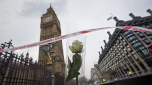 Nach dem Anschlag auf das britische Parlamentsgebäude in London steht die Stadt unter Schock. Foto: AFP