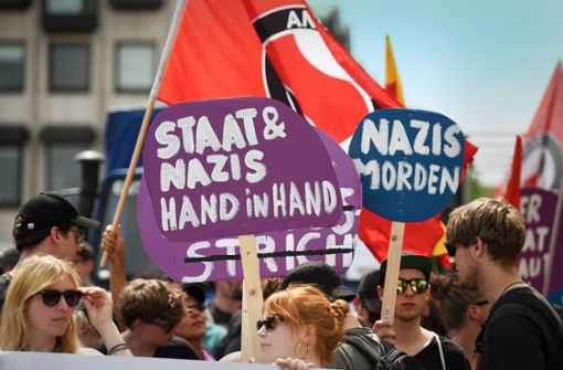 Nach dem  Mordfall Lübcke: Protest in Kassel gegen Rechtsextremismus Foto: dpa/Uwe Zucchi