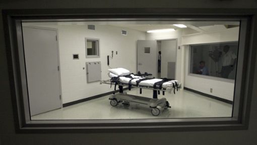 USA, Atmore: Blick in Alabamas Kammer für Hinrichtungen mit tödlicher Injektion in der Holman Correctional Facility (Justizvollzugsanstalt) (Archivbild). Foto: dpa/Dave Martin