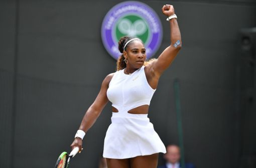 Serena Williams setzte sich am Montag gegen Carla Suarez Navarro durch. Foto: AFP