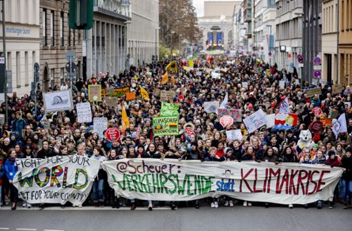 Die Demonstrierenden haben ganz unterschiedliche Beweggründe, doch eines verbindet sie: Sie kämpfen für eine bessere Zukunft. Foto: dpa/Christoph Soeder