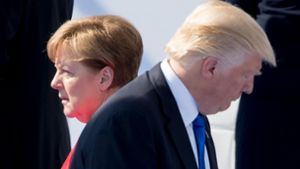 Trump hat sich auf Deutschland und Kanzlerin Merkel eingeschossen. Foto: dpa