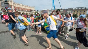 Bis zum 31. Juli feiern Jugendliche aus aller Welt den Weltjugendtag in Krakau Foto: dpa