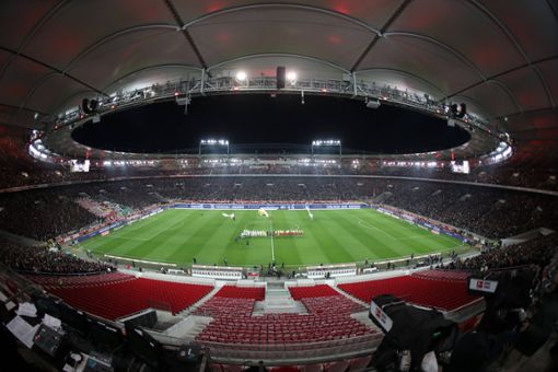 In der MHP-Areana – der Spielstätte des VfB Stuttgart – werden fünf EM-Spiele stattfinden. Foto: IMAGO / Sportfoto Rudel