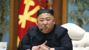 Ungewöhnliche Geste: Nordkoreas Machthaber Kim Jong Un hat sich bei Südkorea für die Erschießung eines Beamten entschuldigt. Foto: AP