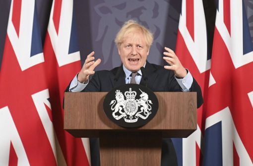 Der britische Premier Boris Johnson verteidigt den Brexit-Vertrag gegen Kritik. Foto: AP/Paul Grover