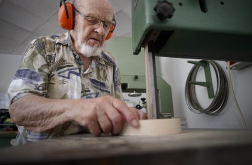 Werner Vorrath gehört zu den Mitbegründern der Seniorenwerkstatt. Foto: Gottfried Stoppel