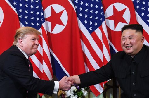 Es ist bereits das zweite Treffen von Donald Trump und Kim Jong Un. Foto: AFP