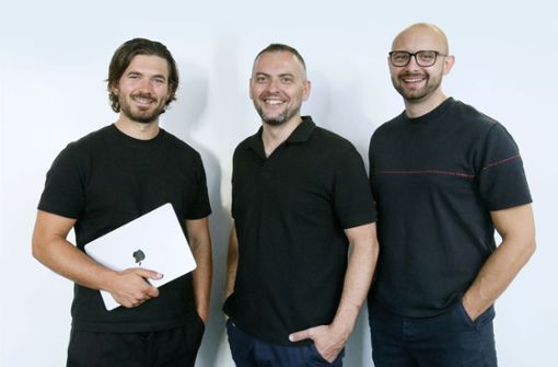 Marco Edel,  Roman Minch und Kai Grube (von links) haben sich 2021 zusammen selbstständig gemacht. Foto: Horst Haas