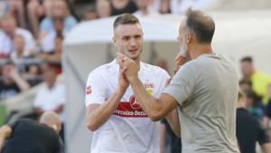 Der VfB Stuttgart hat gegen RB Leipzig 1:1 gespielt. Foto: Pressefoto Baumann/Hansjürgen Britsch