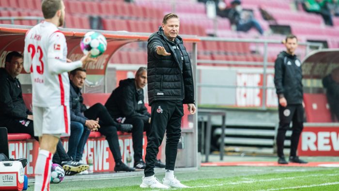 Markus Gisdol beim 1. FC Köln unter Druck