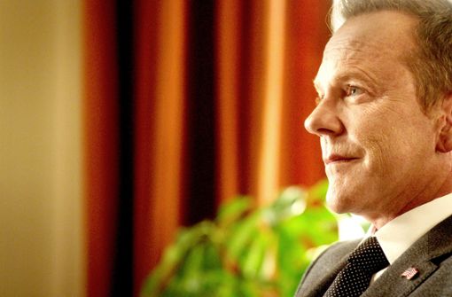 So einen rechtschaffenen US-Präsidenten würden sich viele Europäer wünschen: Kiefer Sutherland als Tom Kirkman Foto: Netflix