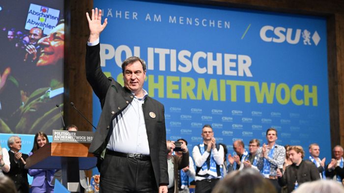Politischer Aschermittwoch: Söder tritt die Grünen – und trifft damit auch Merz