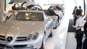 Klicken Sie sich durch Bilder vom Mercedes-Benz-Museum - von innen und außen. Foto: Wagner