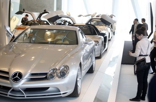 Klicken Sie sich durch Bilder vom Mercedes-Benz-Museum - von innen und außen. Foto: Wagner