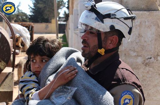 Von dem  Giftgasangriff im nordsyrischen Rebellengebiet waren auch viele Kinder betroffen. Foto: dpa