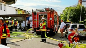 Die Feuerwehr Kornwestheim wurde kürzlich zu einem Brand in Pattonville gerufen. Foto: privat