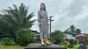 Baerbock an der Frontlinie der Klimakrise in Fidschi