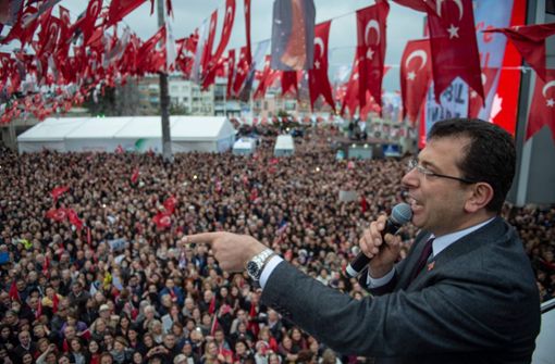 Ekrem Imamoglu hatte die Wahl in Istanbul überraschend gewonnen. Foto: AFP