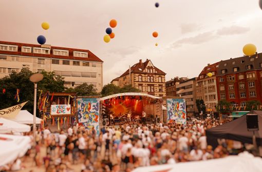 Das Marienplatzfest ist nur eines von mehreren Straßen- und Quartiersfesten, die am Wochenende in Stuttgart laufen. Foto: Marienplatz e. V.