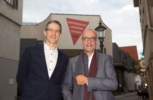 Marcus Grube (links) und Friedrich Schirmer, die Intendanten der WLB Foto: /Horst Rudel/Archiv