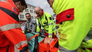 Beim Rettungsdienst-Tag übten Notfallretter am Samstag am Klinikum Stuttgart den Ernstfall. Foto: LICHTGUT/Zophia Ewska