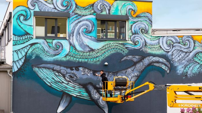 Graffiti-Künstler Fosi macht die Region bunter