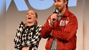 Emily Blunt und Ryan Gosling hatten sichtlich Spaß bei der Premiere des Films The Fall Guy. Foto: Daniel Boczarski/Getty Images for Universal Pictures
