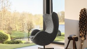 Das „Ei“  ist ein Sessel von Arne Jacobsen für Fritz Hansen - und einer der fünf Designklassiker, die von den Stuttgarter Designern Jehs+Laub besonders geschätzt werden. Foto: Fritz Hansen