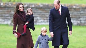 Prinz William und seine Frau, Herzogin Kate, feiern Weihnachten in diesem Jahr anders, als es die Tradition vermuten lässt. Foto: dpa