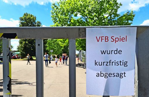 Wegen eines Corona-Verdachts  beim SV Fellbach, der sich  nicht bestätigen sollte, ist  am Samstag das Vorbereitungsspiel gegen den VfB Stuttgart II abgesagt worden. Foto: Patricia Sigerist