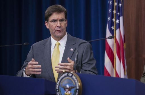 Der neue US-Verteidigungsminister Mark Esper Foto: dpa