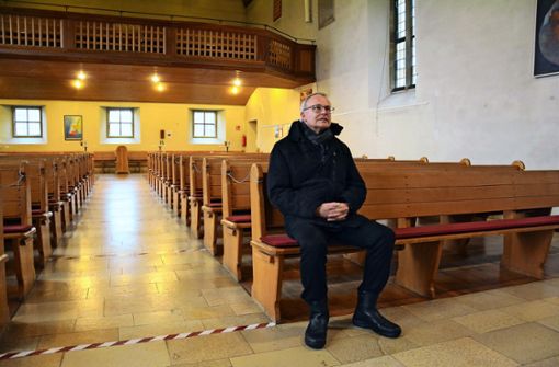 Freut sich auf die Sanierung und den Umzug der Orgel: Pfarrer Horst Rüb Foto: /Sophia Herzog