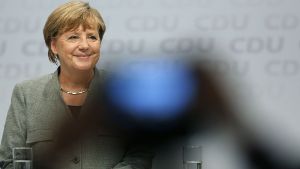 Unaufgeregt bis einschläfernd: die Wahlkämpferin Angela Merkel. Foto: dpa