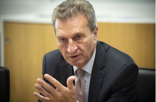 Der CDU-Politiker und frühere baden-württembergische Ministerpräsident Günther Oettinger ist seit Anfang 2017 EU-Kommissar für Haushalt und Personal. Foto: Lichtgut//Leif Piechowski