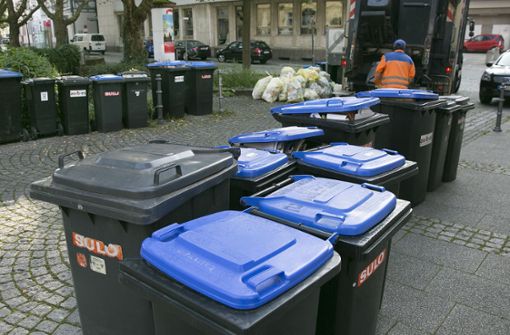 Erneut bleiben in manchen Straßen die Mülltonnen stehen. Foto: Horst Rudel