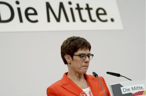 Annegret Kramp-Karrenbauer: Wohin führt sie die CDU? Foto: AP/Michael Sohn