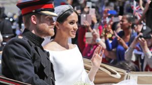 Am 19. Mai 2018 gaben sich Prinz Harry und Meghan Markle in Windsor das Ja-Wort. Die schönsten Bilder ihrer Hochzeit... Foto: AP/Frank Augstein