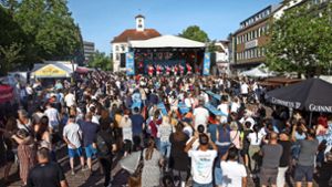 Wenn in Sindelfingen im Sommer das Internationale Straßenfest steigt, herrscht Festivalstimmung in der Stadt. Foto: Stadt Sindelfingen, Bischof/Archiv