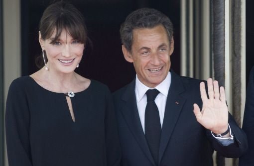 Carla Bruni-Sarkozy und Nicolas Sarkozy Foto: dpa