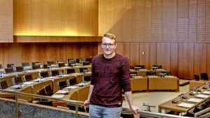 Der große Sitzungssaal im Rathaus:  Martin  Wenger und seine Mitstreiter tagen  mindestens fünf  Mal  im Jahr öffentlich.Foto:factum/Bach Foto:  