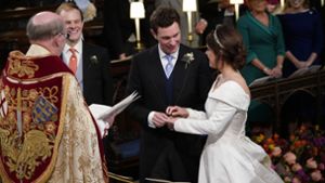 Sie haben Ja gesagt: Prinzessin Eugenie und Jack Brooksbank Foto: AP