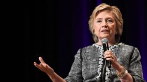 Clinton kündigte in dem Interview an, weiter ihre politische Meinung zu sagen. Foto: AFP