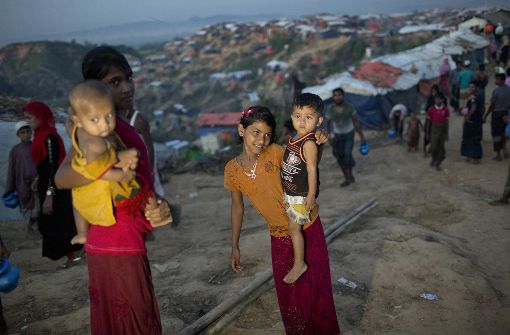 Das Militär in Myanmar hat Vorwürfe gegen seine Soldaten wegen mutmaßlichen Gräueltaten an der muslimischen Minderheit der Rohingya zurückgewiesen Foto: AP